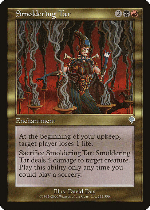 Smoldering Tar - Invasion Magic card