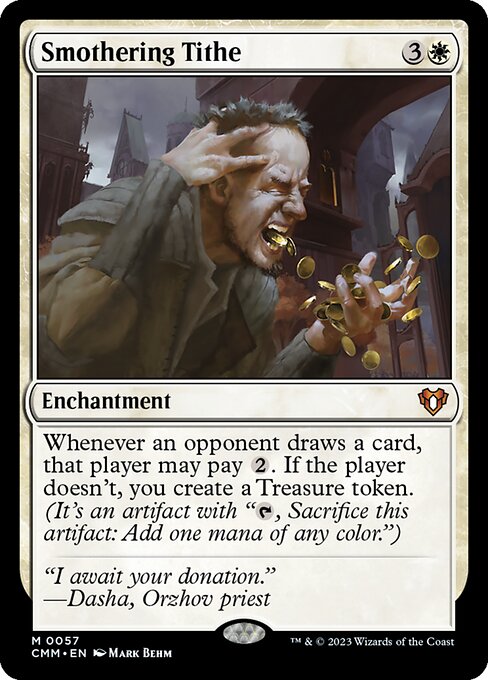 Smothering Tithe - Commander Masters Magic card