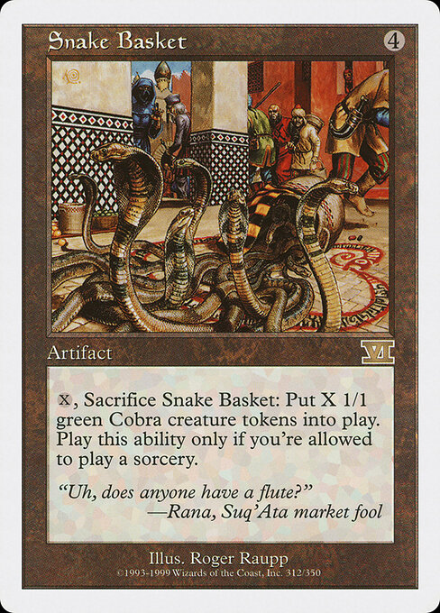 Snake Basket - Classic Sixth Edition Magic card