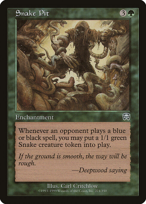 Snake Pit - Mercadian Masques Magic card
