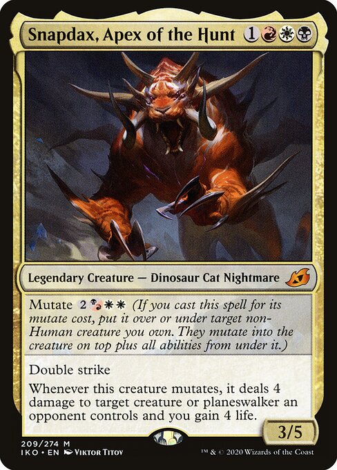 Snapdax, Apex of the Hunt - Ikoria: Lair of Behemoths Magic card
