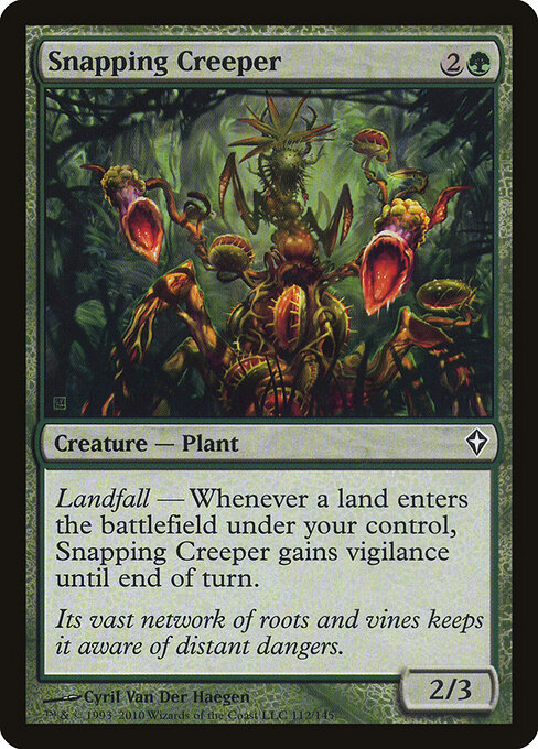 Snapping Creeper - Worldwake Magic card
