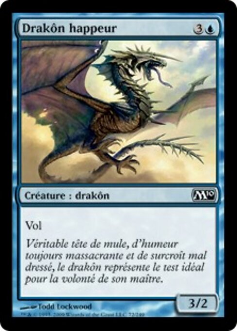 Кусачий Дрейк (Snapping Drake) - Magic 2010 (#72) - Illustrated by Todd Lockwood - Magic: The Gathering Card