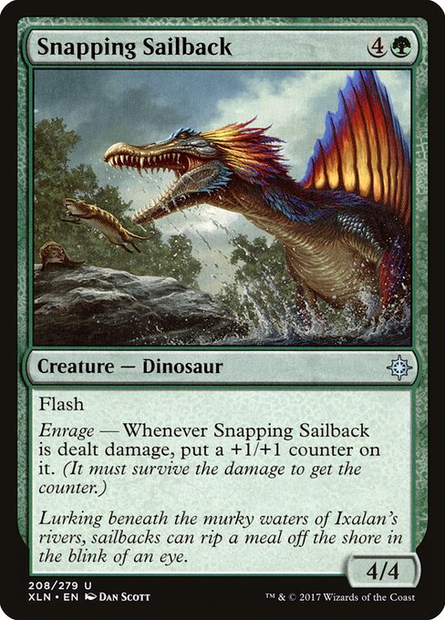 Snapping Sailback - Ixalan Magic card