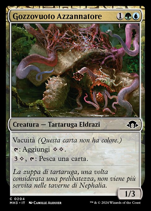 Gozzovuoto Azzannatore (Snapping Voidcraw) - Modern Horizons 3 (#204) - Illustrated by Camille Alquier - Magic: The Gathering Card