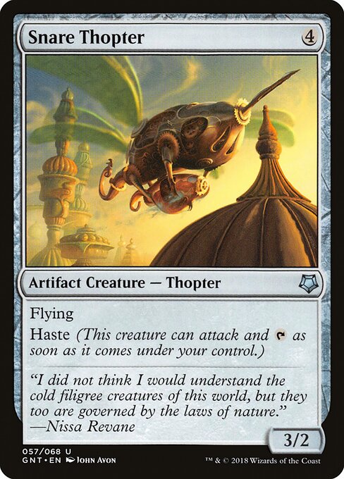 Snare Thopter - Game Night Magic card