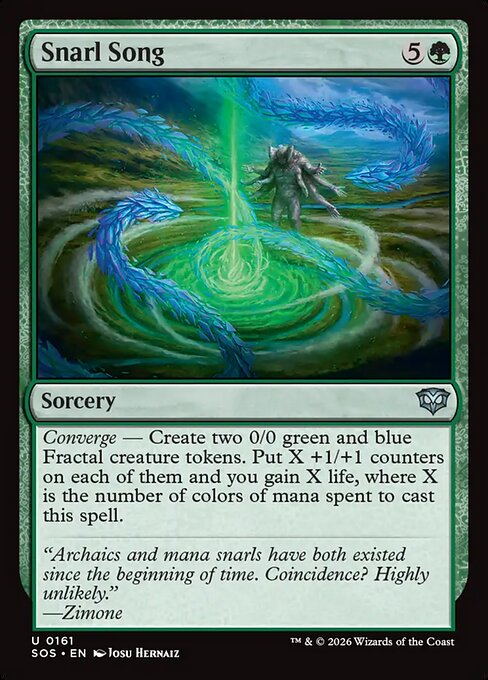 Snarl Song - Secrets of Strixhaven Magic card
