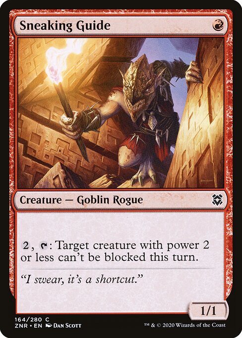 Sneaking Guide - Zendikar Rising Magic card