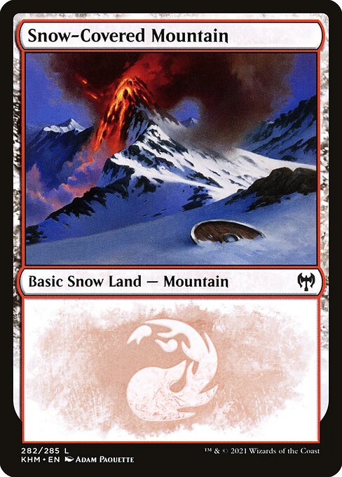 Snow-Covered Mountain - Kaldheim Magic card