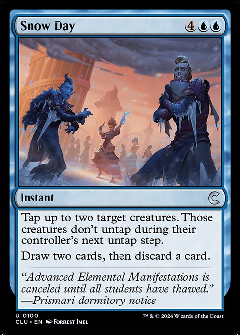 Snow Day - Ravnica: Clue Edition Magic card