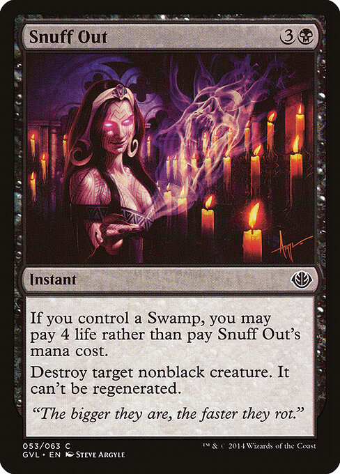 Snuff Out - Duel Decks Anthology: Garruk vs. Liliana Magic card