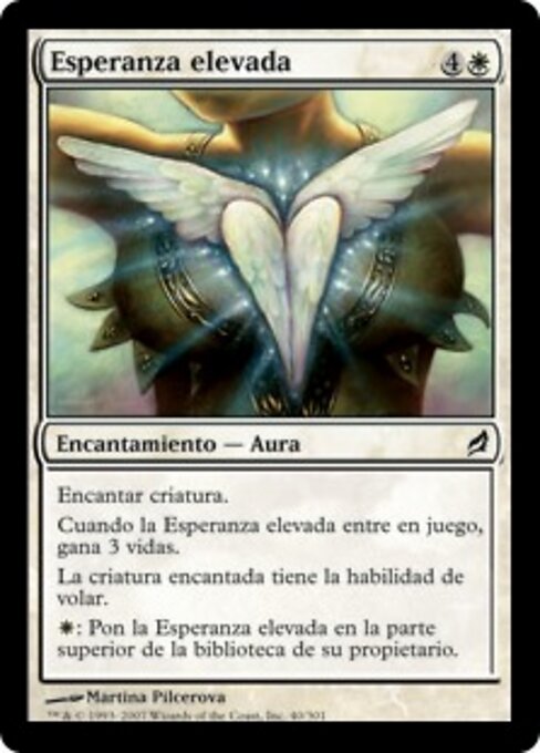 Speranza Sconfinata (Soaring Hope) - Lorwyn (#40) - Illustrated by Martina Pilcerova - Magic: The Gathering Card