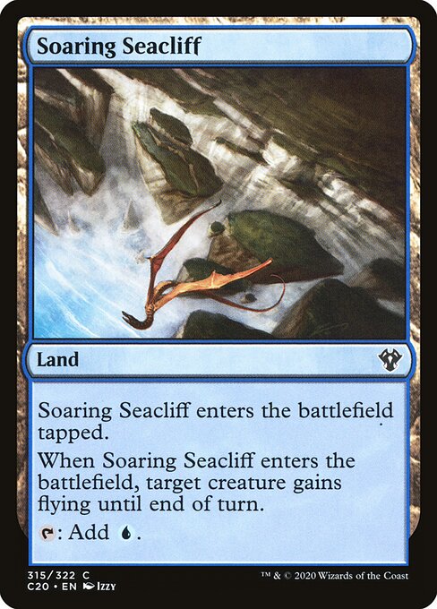 Soaring Seacliff - Commander 2020 Magic card