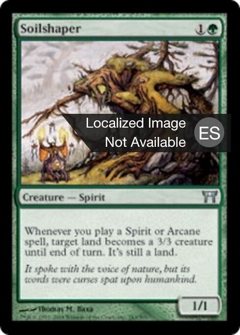 Plasmaterra (Soilshaper) - Champions of Kamigawa (#243) - Illustrated by Thomas M. Baxa - Magic: The Gathering Card