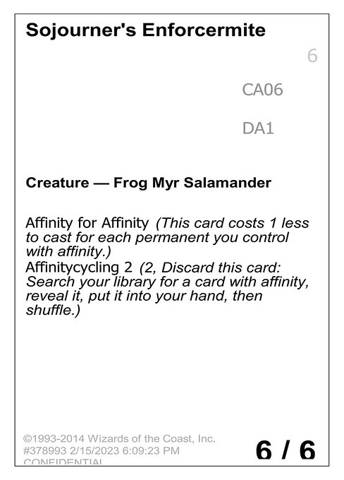Sojourner's Enforcermite - Unknown Event Magic card