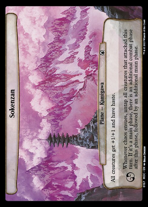 Sokenzan - March of the Machine Commander (#157) - Illustrated by Brian Snõddy - Magic: The Gathering Card