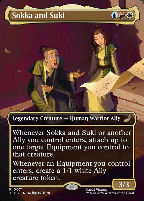 Sokka and Suki - Avatar: The Last Airbender Eternal Magic card