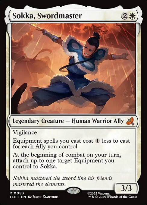 Sokka, Swordmaster - Avatar: The Last Airbender Eternal Magic card