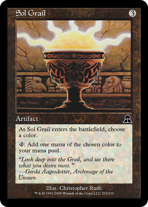 Sol Grail - Masters Edition III Magic card