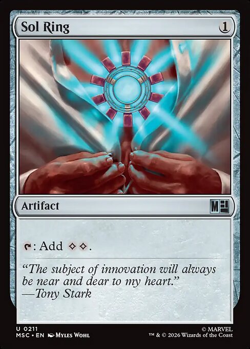 Sol Ring - Marvel Super Heroes Commander Magic card