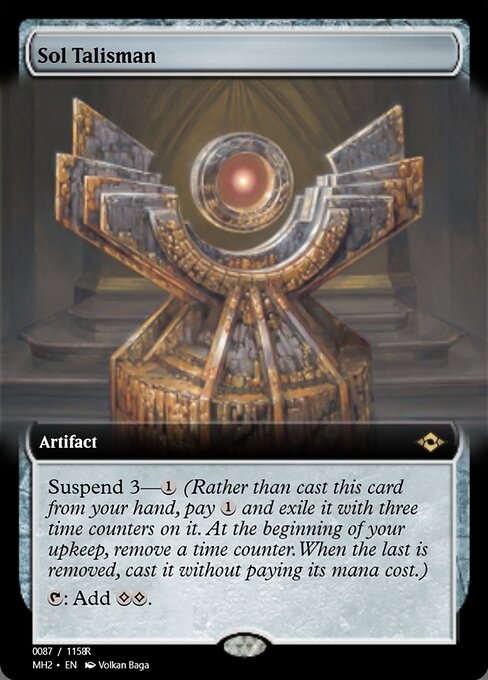 Talisman solaire (Sol Talisman) - Modern Horizons 2 (#472) - Illustrated by Volkan Baǵa - Magic: The Gathering Card