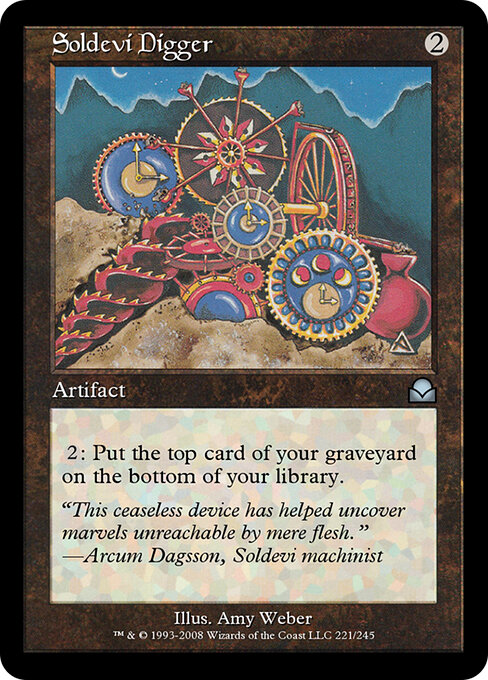 Scavatrice di Soldevi (Soldevi Digger) - Alliances (#131) - Illustrated by Amy Weber - Magic: The Gathering Card