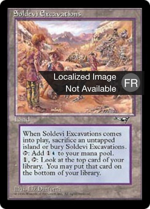 Scavi di Soldevi (Soldevi Excavations) - Alliances (#143) - Illustrated by Liz Danforth - Magic: The Gathering Card