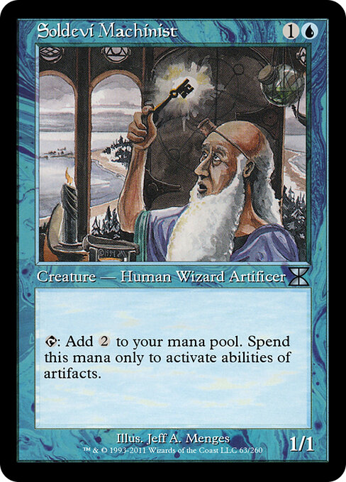 Soldevi Machinist - Masters Edition IV Magic card