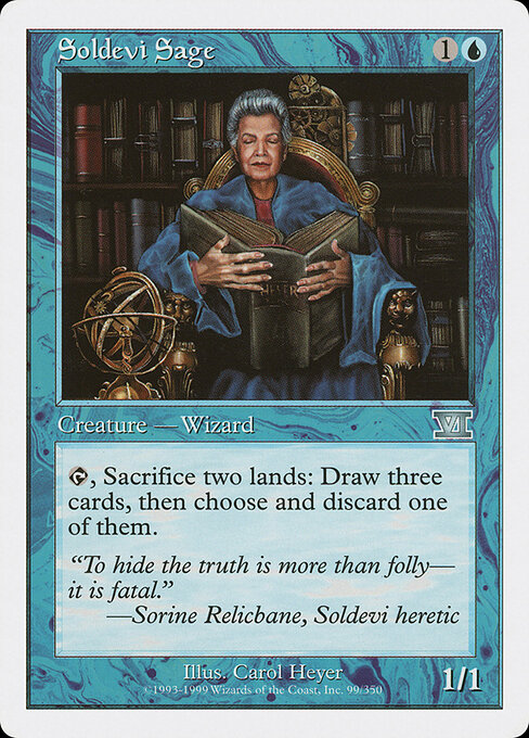 Soldevi Sage - Classic Sixth Edition Magic card