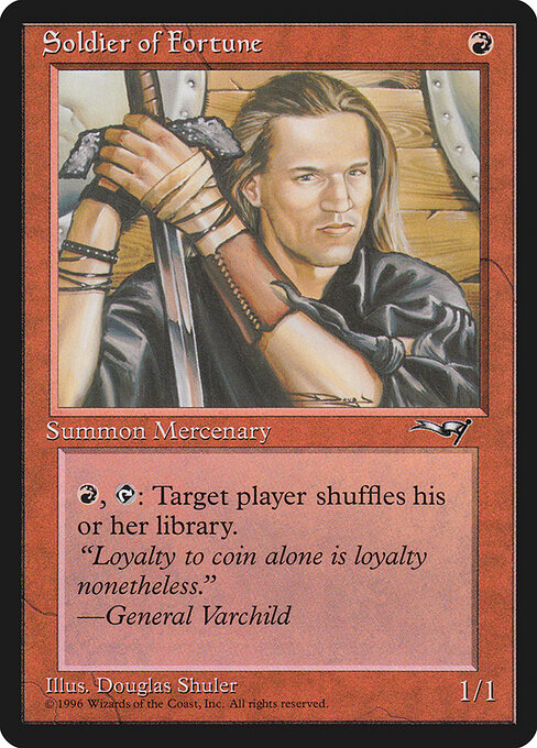 Soldier of Fortune - Alliances Magic card