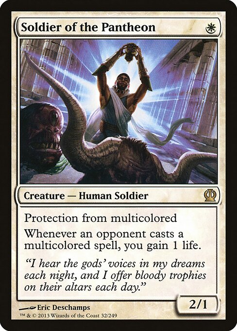 Soldier of the Pantheon - Theros Magic card