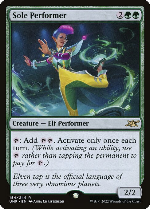 Sole Performer - Unfinity Magic card