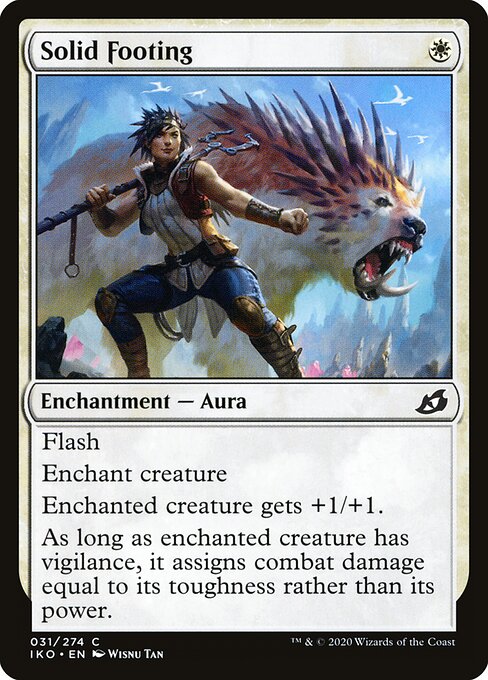Solid Footing - Ikoria: Lair of Behemoths Magic card