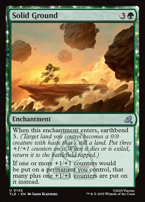 Stabiles Fundament (Solid Ground) - Avatar: The Last Airbender Eternal (#142) - Illustrated by Jason Kiantoro - Magic: The Gathering Card