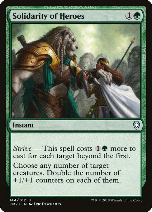 Solidarity of Heroes - Commander Anthology Volume II (#144) - Illustrated by Eric Deschamps - Magic: The Gathering Card