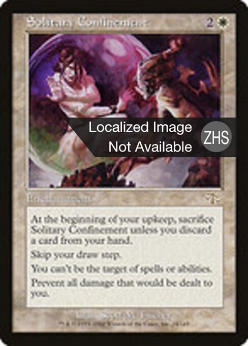 Isolamento (Solitary Confinement) - Modern Horizons 2 (#265) - Illustrated by Scott M. Fischer - Magic: The Gathering Card
