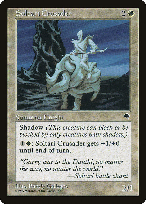 Soltari Crusader - Tempest Magic card