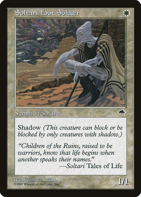 Soltari Foot Soldier - Tempest Magic card