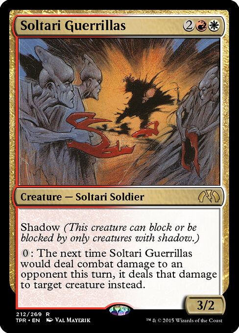 Soltari Guerrillas - Tempest Remastered Magic card