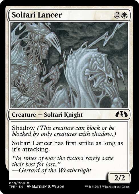 Soltari Lancer - Tempest Remastered Magic card