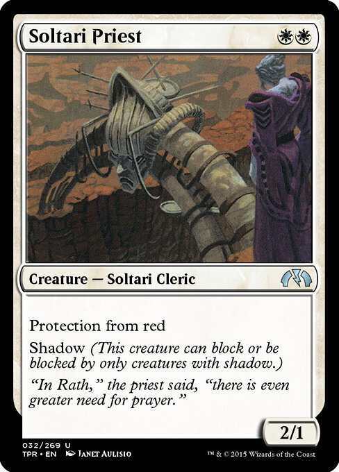 Soltari Priest - Tempest Remastered Magic card