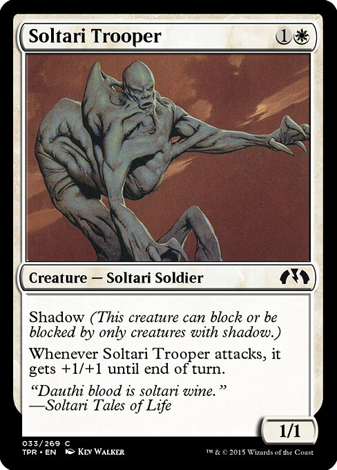 Soltari Trooper - Tempest Remastered Magic card
