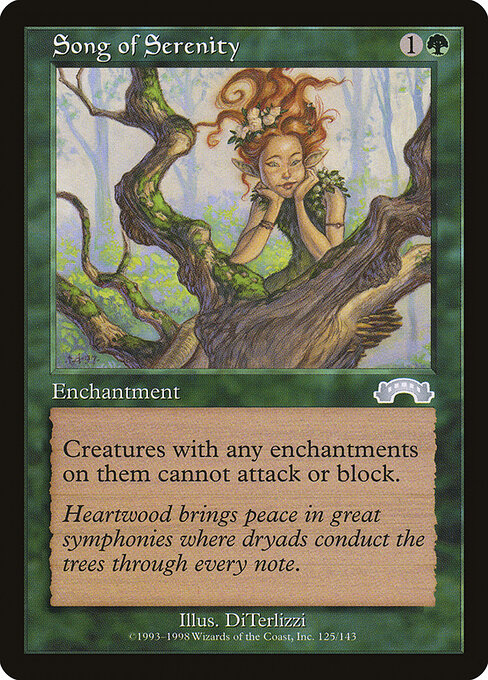 Song of Serenity - Exodus Magic card