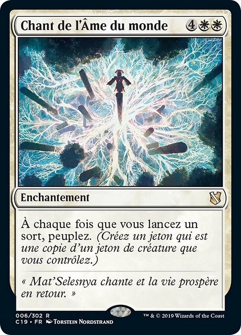 Canto dell'Anima del Mondo (Song of the Worldsoul) - Commander 2019 (#6) - Illustrated by Torstein Nordstrand - Magic: The Gathering Card