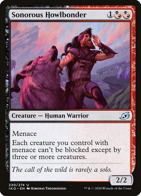 Sonorous Howlbonder - Ikoria: Lair of Behemoths Magic card