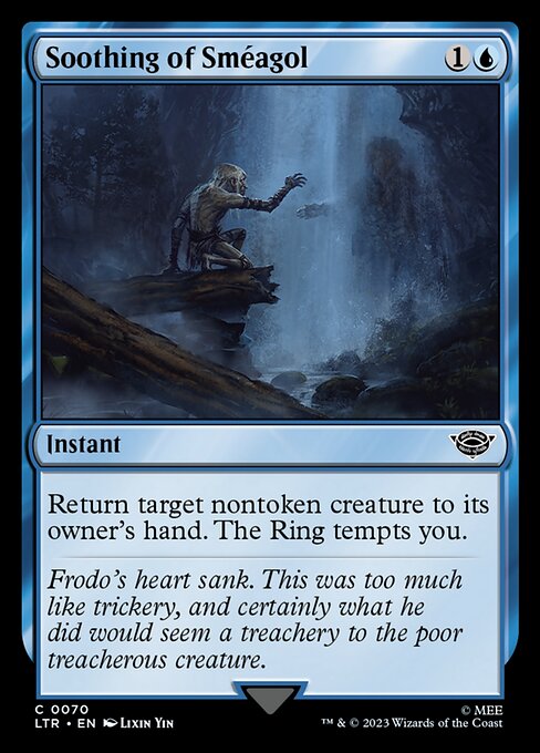 Soothing of Sméagol - The Lord of the Rings: Tales of Middle-earth Magic card