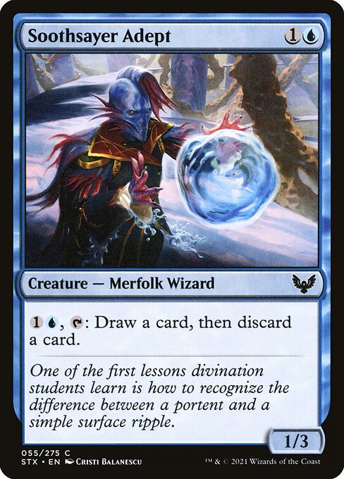 Soothsayer Adept - Strixhaven: School of Mages Magic card