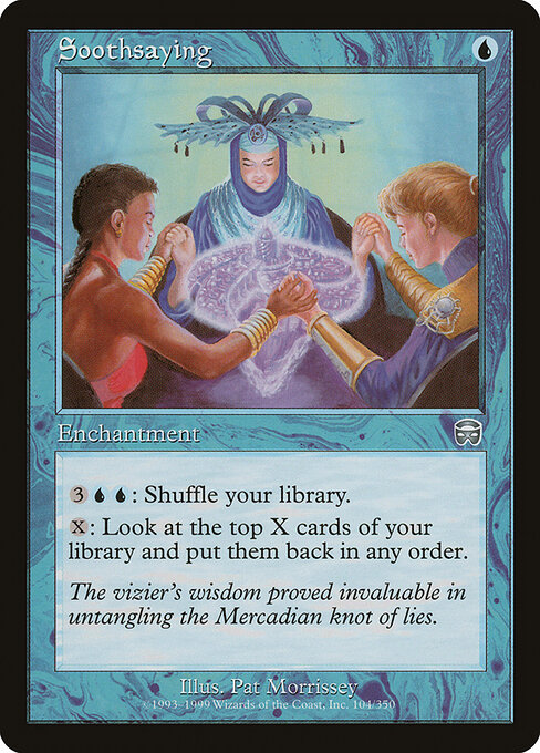 Soothsaying - Mercadian Masques Magic card
