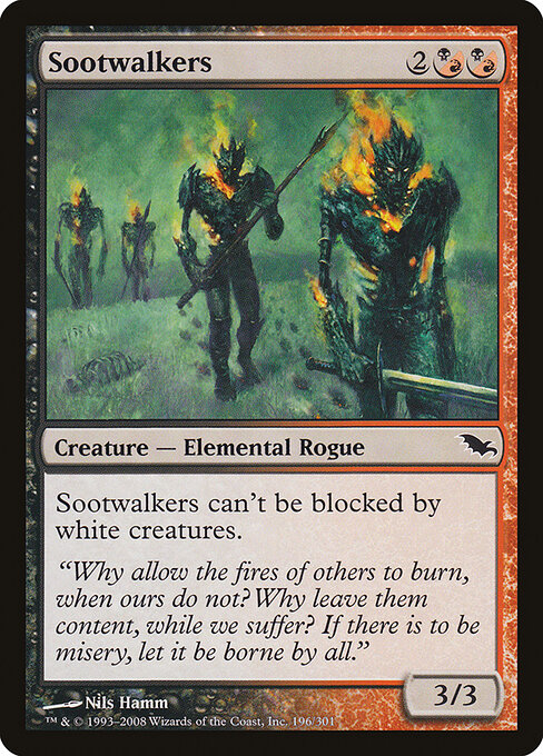 Sootwalkers - Shadowmoor Magic card