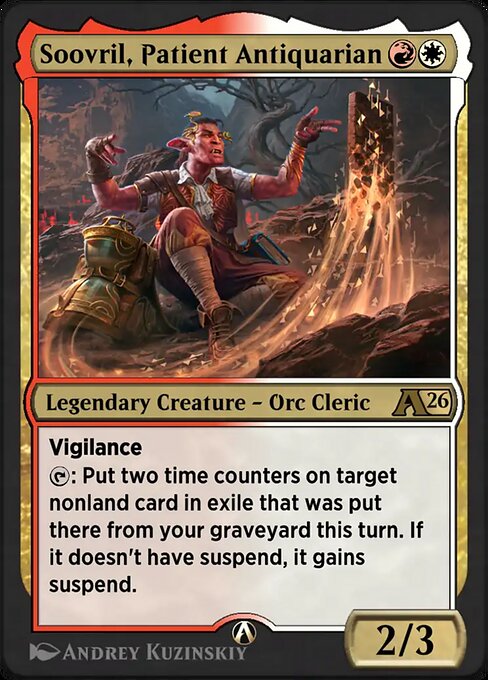 Soovril, Patient Antiquarian - Alchemy: Secrets of Strixhaven Magic card